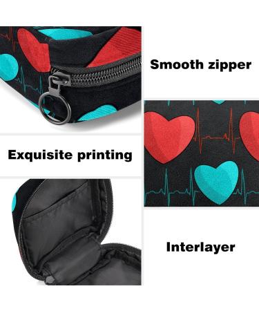 Guantierendiy ECG Sanitary Napkin Storage Bag | Large Capacity Menstrual Cup Pouch | Portable Menstrual Pad Organizer - Color 5 - Buy Online on GoSupps.com