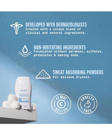 Carpe Underarm Antiperspirant and Deodorant Fresh Powder Scent Fresh Powder 1.69 Fl Oz (Pack of 1) - Buy Online on GoSupps.com