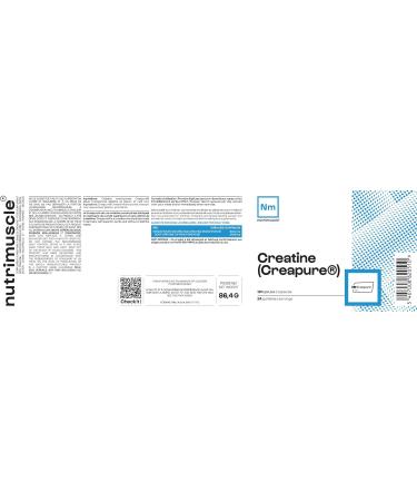 100% Pure Creatine Creatine Monohydrate Creapure Muscle & Strength Gaining Men's Bodybuilding Ideal Supplement with Whey Protein | Nutrimuscle | 120 Capsules - Buy Online on GoSupps.com