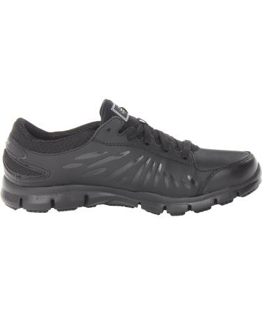 Skechers for Work Women's Eldred Shoe 8 Black - Anti-Slip & Comfortable - Buy Online on GoSupps.com