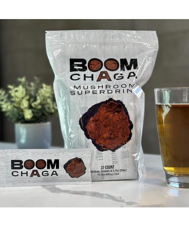 Mushroom Superdrink Chaga Mushroom Extract Liquid Concentrate with Antioxidants for Anti-Inflammation and Immunity Boost Beta-Glucans for Heart Health Oxalate-Free 31 Single-Serving Packets - Buy Online on GoSupps.com