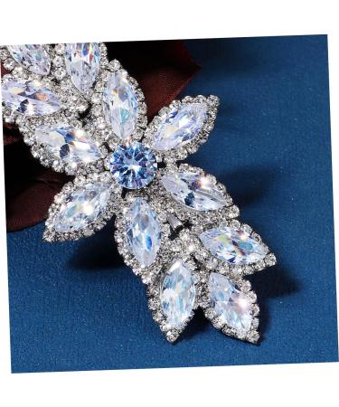 FRCOLOR Diamonds Hair Clip hair clip Crystal hair bride clip french barrette rose hair bride hair clip women hair barrettes wedding Big Claws Miss Bridal Rhinestones Hair Clip - Buy Online on GoSupps.com