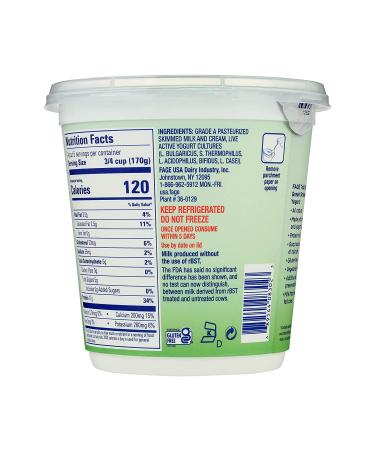 FAGE Total Greek Yogurt 2% Reduced Fat Plain 32 oz - Buy Online Now! - Buy Online on GoSupps.com