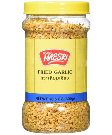 Maesri Fried Garlic, 10.5 Ounce 10.5 Ounce (Pack of 1)