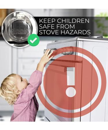 Clear Stove Knob Covers (5 Pack) - Child Safety Guards for Baby Proofing - Durable Design by Jool Baby - Buy Online on GoSupps.com