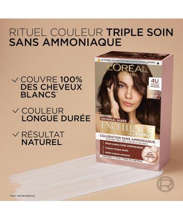  L'Oreal Paris L'OR AL PARIS - Permanent Hair Color - Ammonia-Free - 100% Gray Coverage - Excellence Cr me U - Buy Online on GoSupps.com