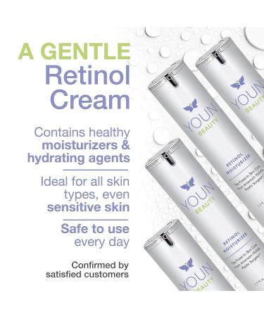 YOUN Beauty 2.5% Retinol Night Cream Moisturizer - Paraben-Free with Vitamin B5 E Hyaluronic Acid & Green Tea | 50ml by Dr. Anthony Youn - Shop Now for Skin Renewal - Buy Online on GoSupps.com