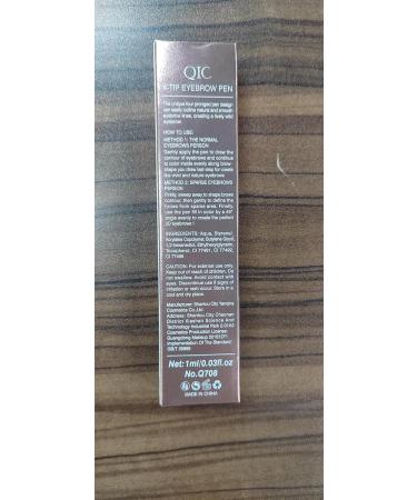 3D Waterproof Microblading Eyebrow Pen | Long-Lasting Smudge-Proof Magic Eyebrow Pencil for Women - Dark Brown - Buy Online on GoSupps.com