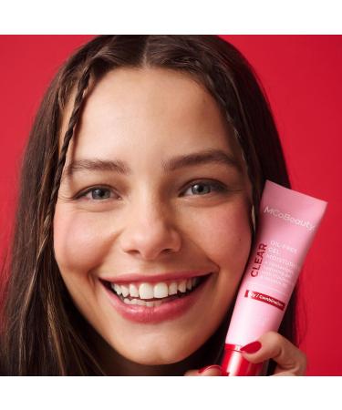 MCoBeauty Clear Oil-Free Gel Moisturiser - Hydrating Lightweight Formula for All Skin Types | International Shipping Available - Buy Online on GoSupps.com