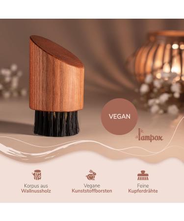 Lampox Vegan Face Brush with Fine Copper Wires | Premium Copper Massage Brush for Radiant Skin - Shop Internationally - Buy Online on GoSupps.com