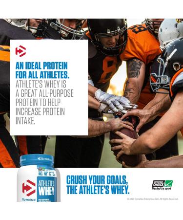 Dymatize Nutrition Athlete's Whey Vanilla Shake 1.75 lb - High Protein Supplement - Buy Online on GoSupps.com