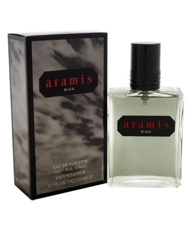 Aramis Black Eau de Toilette Spray for Men 3.7 oz 3.7 Fl Oz (Pack of 1)