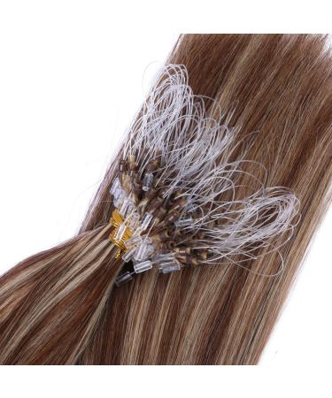 Micro Ring Hair Extensions #4/24 Set - 60 cm 250 Strands 100% Remy Real Hair - Easy to Use by Professionals - Buy Online on GoSupps.com