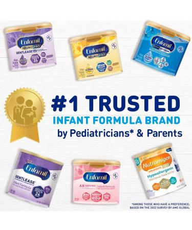 Enfamil Gentlease Baby Formula Powder Can 19.9 Oz - Pack of 4 | Reduces Fussiness, Gas, & Crying | DHA & Choline for Brain Development | 79.6 Oz Total - Buy Online on GoSupps.com