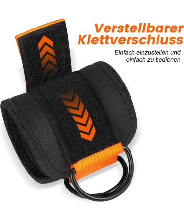 Foot Loops Cable Pull: Ankle Straps for Fitness Training - 2 Pack | Kickbacks Loop for Leg Extensions & Glute Workouts | Premium Accessories for Men & Women - Buy Online on GoSupps.com