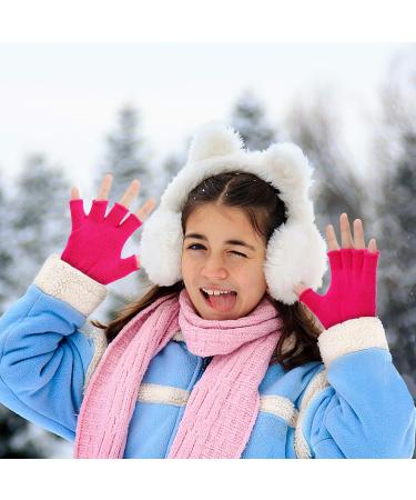 QKURT 6 Pairs Half Finger Winter Gloves for Kids - Knit Gloves for Children Over 16 Years Old - Buy Online on GoSupps.com