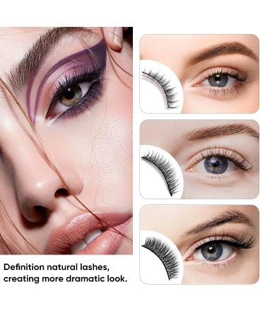 3 Pairs Reusable Self-Adhesive Eyelashes - Waterproof & Natural Look - Easy to Apply - Buy Online on GoSupps.com