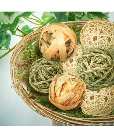 9-Piece Chewing Case Set for Small Animals - Natural Grass Toys for Rabbits Guinea Pigs & Chinchillas - Buy Online on GoSupps.com