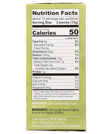 Le Pain des Fleurs Buckwheat Crispbread - 5.3 Ounce (Pack of 1) - Buy Online on GoSupps.com