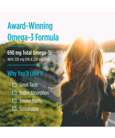  Nordic Naturals Nordic Naturals Omega-3 Purified Fish Oil Lemon 1000 mg 60 Soft Gels - Buy Online on GoSupps.com