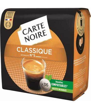  Carte Noire Carte Noire Classic No. 5 Senseo Compostable Coffee Pods 10 Packs of 36 Soft Pods (360 Pods) - Buy Online on GoSupps.com
