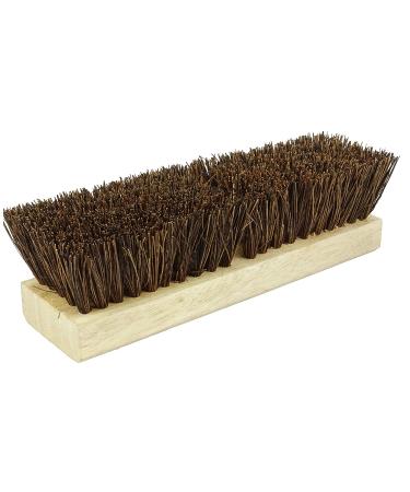 Weiler 44026 Heavy Duty Deck Scrub Brush - Natural Palmyra Bristles - Ideal for Wooden Decks, Concrete Patios, Rough Surfaces - 10 Size - Buy Online on GoSupps.com