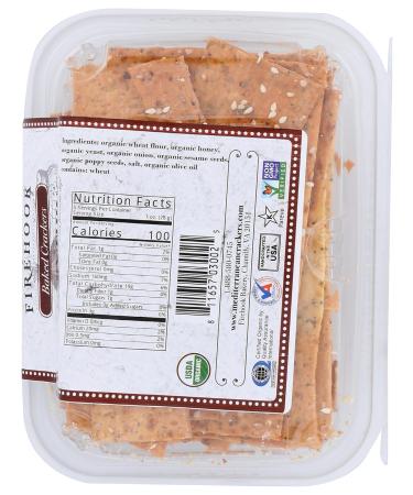 Buy FIREHOOK Organic Everything Like The Bagel Baked Crackers - 5.5 OZ | International Shipping Available - Buy Online on GoSupps.com