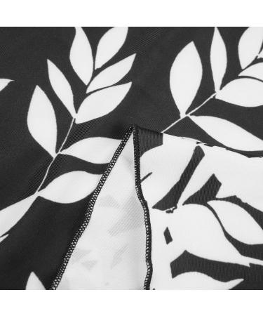 Womens Tankini Set Two-Piece Swimming Costume Racerback Tank Tops with High Waisted Bottom Full Body Tummy Control Swimsuit Gradient Color Modest Bathing Suit Swimming Wear 5081-xdgde-black-d M - Buy Online on GoSupps.com