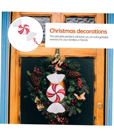 Alipis 1pc Christmas Tree Xmas Tree Hanging Candy Chic Xmas Pendants Accessories Decorative Ball Painted - Buy Online on GoSupps.com