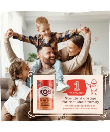 KOS Apple Cider Vinegar Gummies - Gelatin & Sugar Free - Vegan ACV Gummies - Individually Wrapped - Added Prebiotics for Optimum Gut Health - Apple Cider Gummies for Women & Men - 1 Month Supply 2. Apple Cider Vinegar Gummies - Buy Online on GoSupps.com
