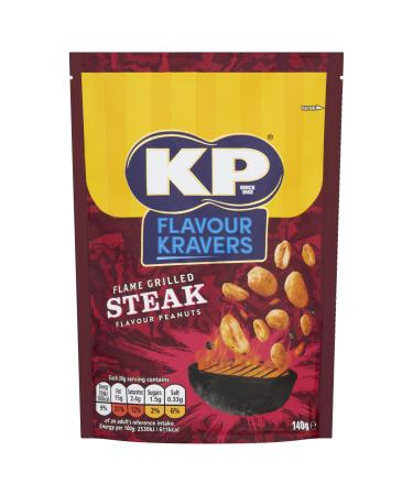 KP Flavor Kravers Flame Steak Roasted peanuts 140 g