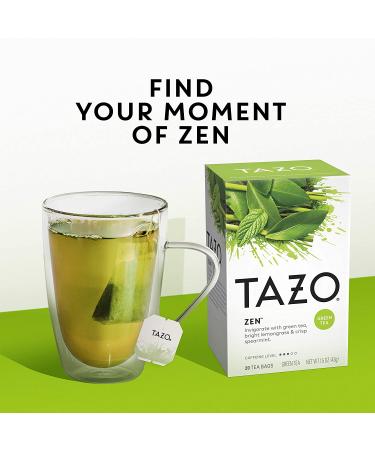 Tazo Zen Tea 1.5 Oz - Calming Green Tea Blend - Buy Online on GoSupps.com