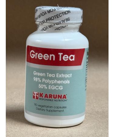 Karuna Green Tea 500mg | 90 Vegetarian Capsules - Buy Online on GoSupps.com
