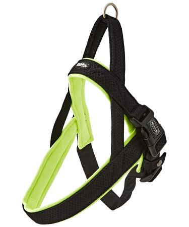 Nobby Norwegian harness Mesh Preno neon yellow L: 50-64 cm + 42 cm W: 25/35 mm 1 piece neon yellow ML (L: 50 - 64 cm + 42 cm W: 25/35 mm)