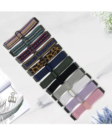 Stretchy Bands Compatible with Fitbit Versa 2 Bands for Women Men  Adjustable Elastic Replacement Wristband for Fitbit Versa 2 / Fitbit Versa / Fitbit Versa Lite / Fitbit Versa SE Black & Dark Blue & Gray & White & Pink &  - Buy Online on GoSupps.com