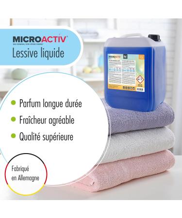 H fer Chemie Liquid Laundry Detergent (10 L) Ecological for White and Coloured Laundry Superior Cleaning Power Pleasant Fragrance - Buy Online on GoSupps.com