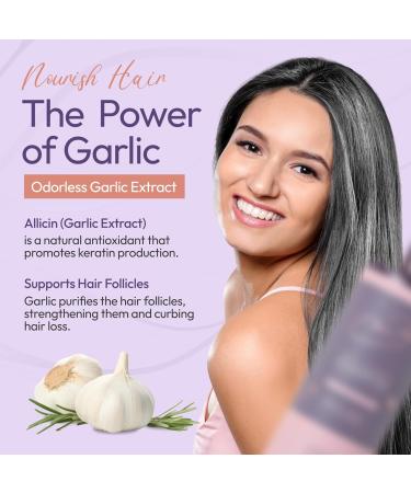 Nora Ross Garlic Shampoo for Oily Hair | Deep Cleansing & Moisturizing 32 Oz | Chamomile & Aloe Vera Infused | International Shipping Available - Buy Online on GoSupps.com