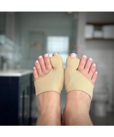 Compression Bunion Preventer & Corrector Sleeve | Bunion Relief & Hallux Valgus Support - The Toe Faja (Large - Buy Online on GoSupps.com