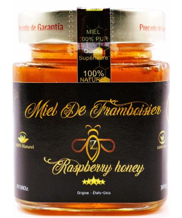 Raspberry Honey 100% Pure 300g Jar Antioxidant & Antibacterial Collected in USA - Of The Finest Quality, A Wide Variety Of Delicious Flavors.