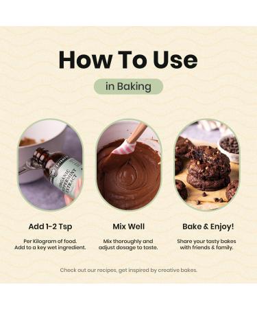 Foodie Flavours Organic Peppermint Extract - 100ml | Pure & Natural Flavoring - Buy Online on GoSupps.com