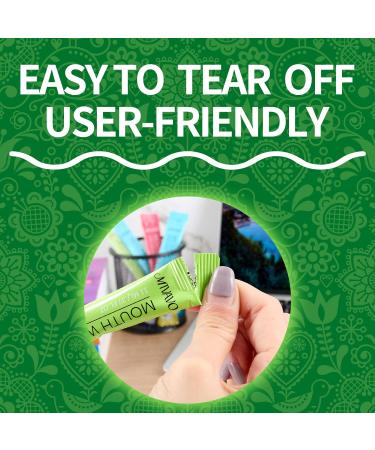 Travel Size Portable Strip Mouthwash - 20 Packets Mint Flavor | Fluoride Free | Fresh Breath on the Go - Buy Online on GoSupps.com