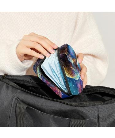 Galaxy Turtle Sanitary Napkin Storage Bag | Feminine Menstrual Cup Pouch | Nursing Pad Holder | Portable Period Bag for Women | Multi-colored 14 - Buy Online on GoSupps.com