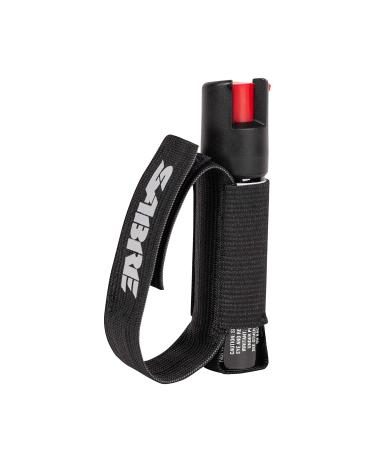 SABRE Runner Pepper Gel, Maximum Police Strength OC Spray, Reflective Hand Strap for Easy Carry & Quick Access, 35 Bursts, Secure & Easy to Use Safety, Optional Clip-On Alarm & LED Armband Combos Black Runner