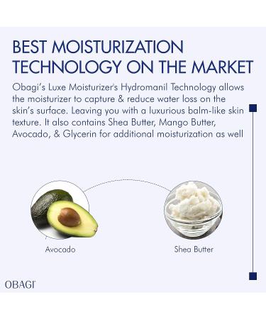 Obagi Hydrate Luxe Moisture-Rich Cream 1.7 oz - Hydrating Face Lotion with Shea Butter for Dry, Sensitive, and Aging Skin - Buy Online on GoSupps.com