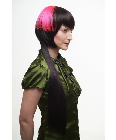 WIG ME UP SA039-4/TF2313 | Long Straight Brown Pink Bob Wig - International Shipping Available - Buy Online on GoSupps.com