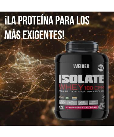  Weider Weider Isolate Whey 100 CFM - 2kg Strawberry Ice Cream - Buy Online on GoSupps.com