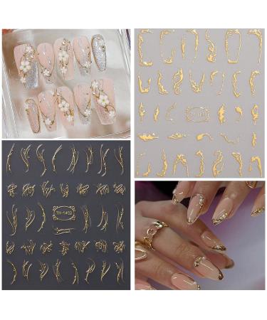 VOTACOS 5D Flower Nail Art Stickers | Self-Adhesive 3D Decor for Wedding & DIY Nail Designs | 6 Sheets of Embossed Nail Decals for Women - Buy Online on GoSupps.com