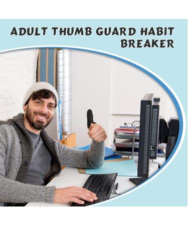 Adult Thumb Guard - Stop Skin Picking, Thumb Sucking & Hair Pulling - Black - Buy Online on GoSupps.com