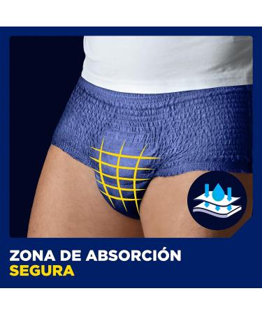 TENA Men's Active Fit Pants Large L (16 Pack) - Comfortable & Protective Adult Incontinence Wear for Optimal Support - Buy Online on GoSupps.com