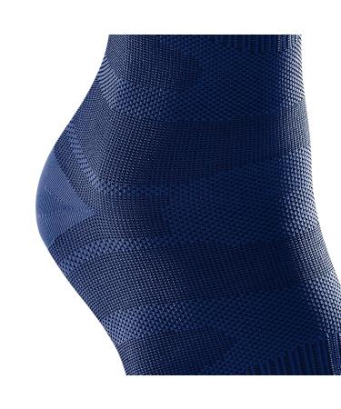 Bauerfeind Sports Compression Ankle Sleeve - Unisex Ankle Support Bandage for Running Fitness & Ball Sports - Left & Right Fit - Size L Navy - Buy Online on GoSupps.com